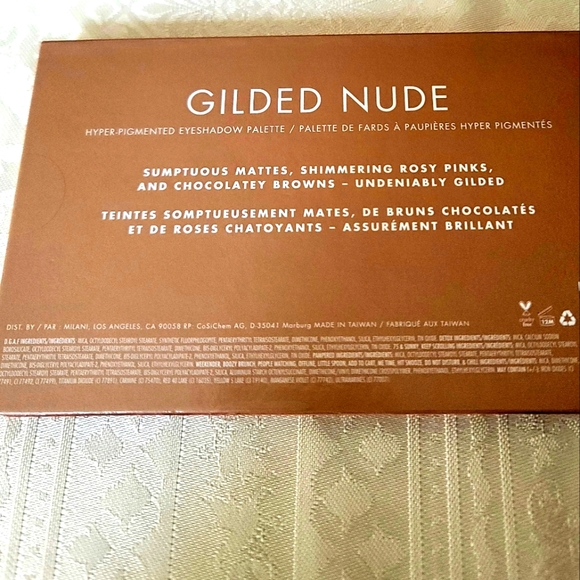 BRAND NEW! Milani Glided Nude Hyper-Pigmented Eyeshadow Palette - Picture 4 of 5